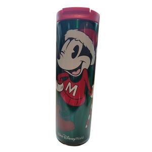 Starbucks Walt Disney World Tumbler 2022 Holiday Collector Red Green
